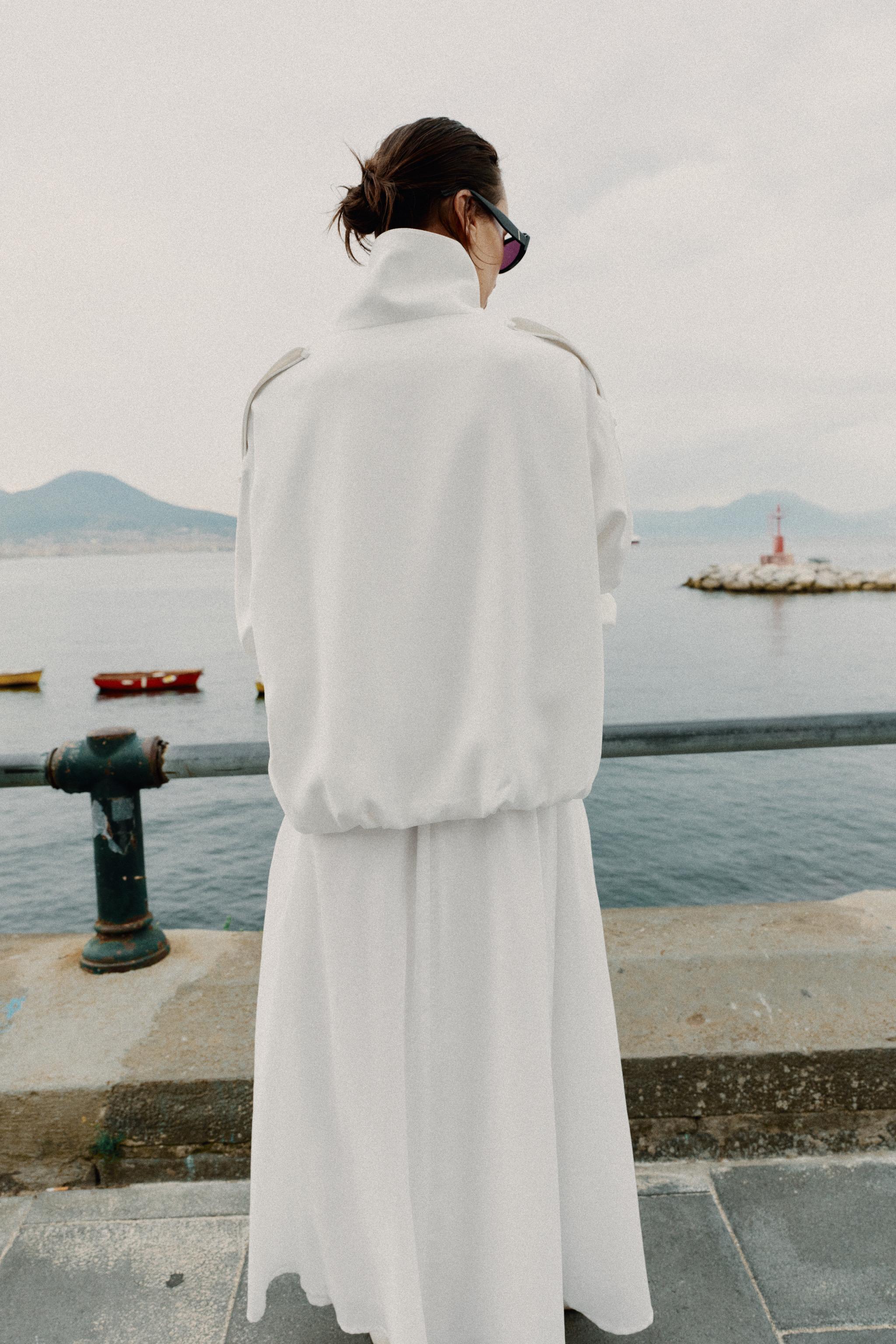 HIGH COLLAR BOMBER JACKET